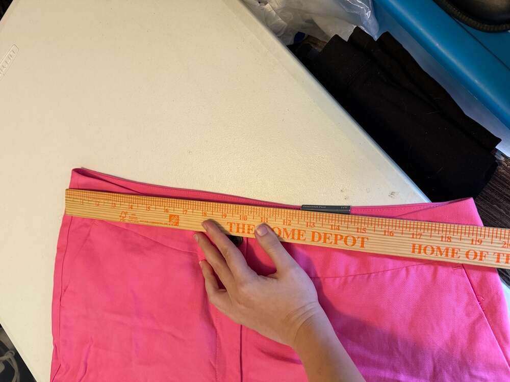 Talbots Greenwich Pants High Waist Wide Leg Pink 14W 14 Wide - Picture 10 of 10